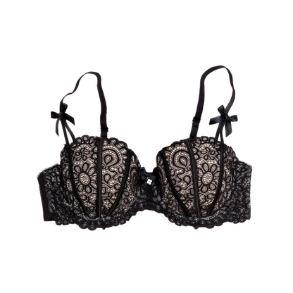 Black Lace Bra